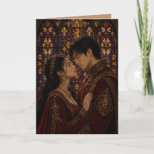 Mediaeval couple anniversary valentine