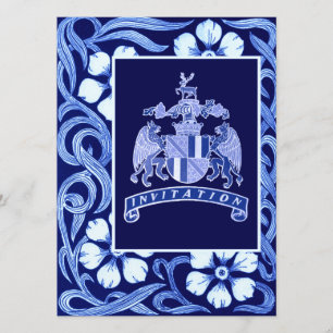 Mediaeval Crest Save The Date Cards
