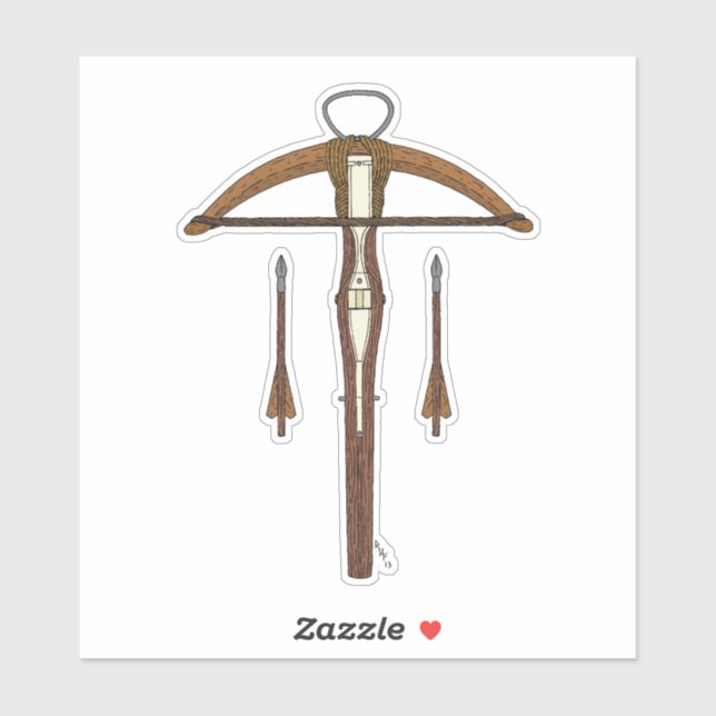 Mediaeval Crossbow with Bolts (Sheet)