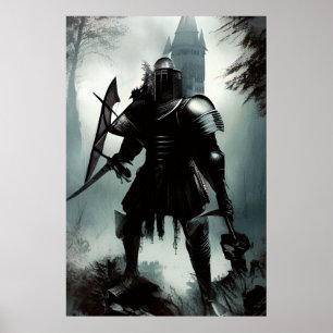 Mediaeval Dark Knight Poster