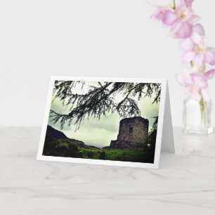 Mediaeval Dolbadarn Castle, North Wales Card