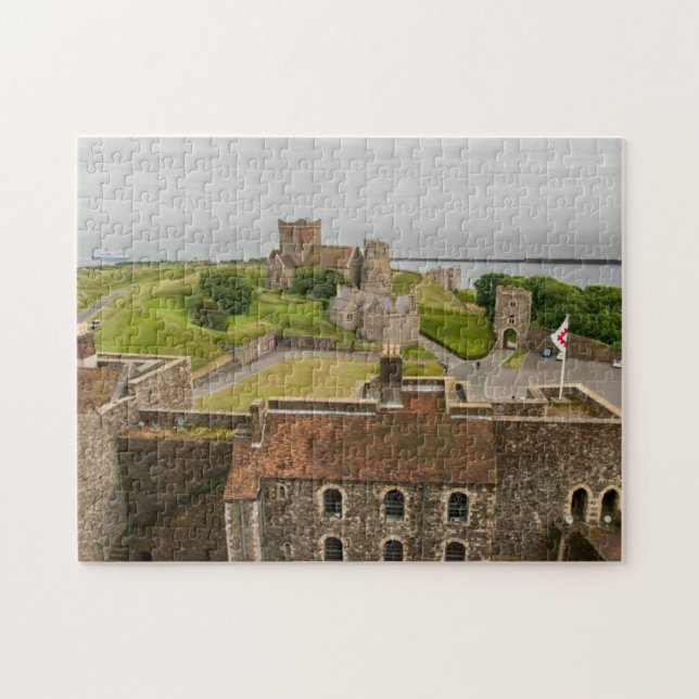 Mediaeval Dover Castle Kent England Jigsaw Puzzle (Horizontal)