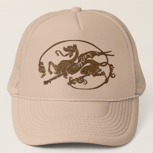 Mediaeval Dragon Antique Art Designer Gift Trucker Hat
