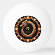 🐉 Mediaeval Dragon Crest Name Ring Frame Emblem �