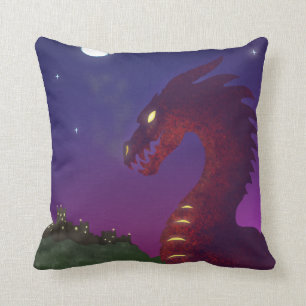 Mediaeval Dragon Cushion