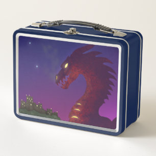 Mediaeval Dragon Metal Lunch Box