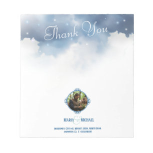 Mediaeval Dragon Wedding Thank You Letter Notepad