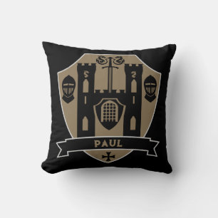 Mediaeval English Knight Dragon Cushion