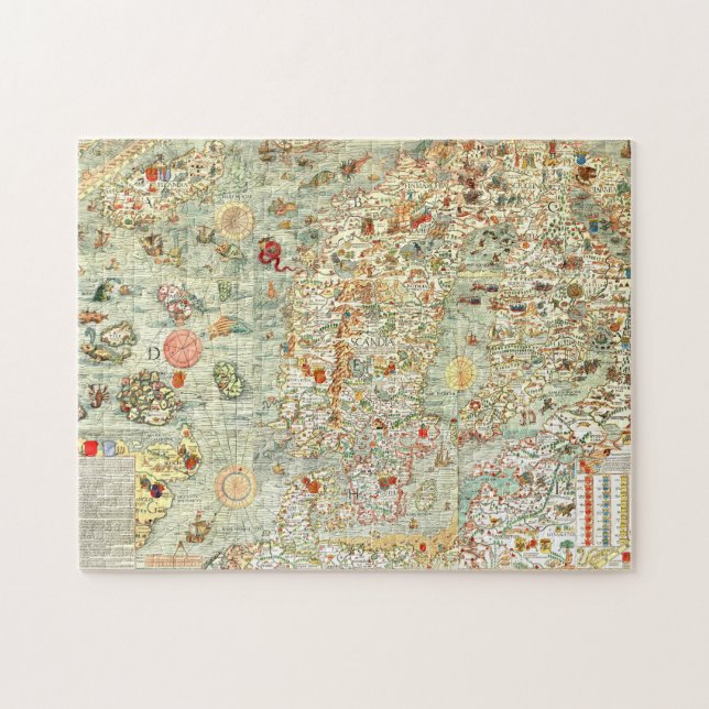 Mediaeval Europe Map Puzzle (Horizontal)