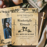 Mediaeval Fantasy Middle Ages Engraving  Save The Date<br><div class="desc">Mediaeval Fantasy Middle Ages Engraving</div>