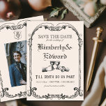 Mediaeval Fantasy Middle Ages Engraving  Save The Date<br><div class="desc">Mediaeval Fantasy Middle Ages Engraving</div>