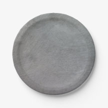 Mediaeval Faux Metal Fantasy Realm Paper Plate
