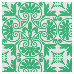 Mediaeval Fleur De Lis Pattern Fabric