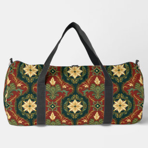 Mediaeval Floral Tapestry Duffle Bag