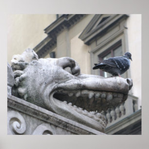 Mediaeval  Gargoyle Poster