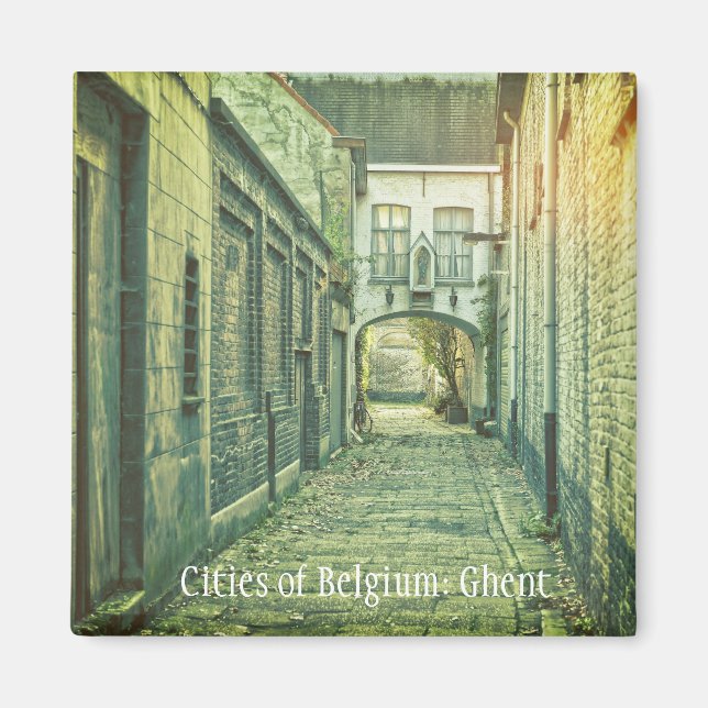 Mediaeval Ghent, Belgium Magnet (Front)