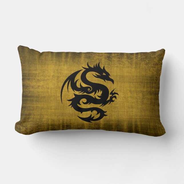 Mediaeval Gold Velvet Pillow (Front)