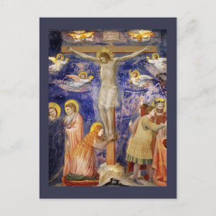 Mediaeval Good Friday Scene Postcard