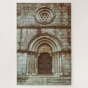 Mediaeval gothic portal in Santiago de Antas Jigsaw Puzzle