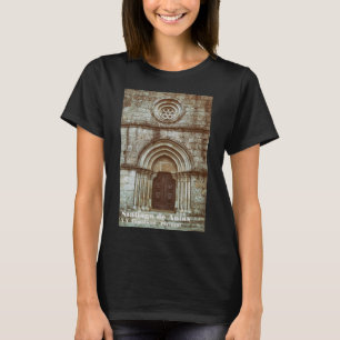 Mediaeval gothic portal in Santiago de Antas T-Shirt