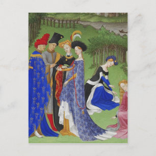 Mediaeval Greetings Postcard