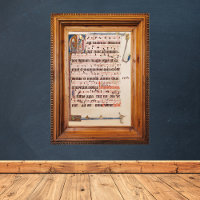 Mediaeval Gregoriant Chant Epiphany Magi Manuscrip