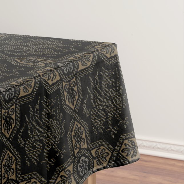 Mediaeval Griffin Dragon Pattern Tablecloth (In Situ)
