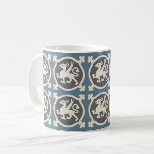 Mediaeval Griffin Tiles Coffee Mug