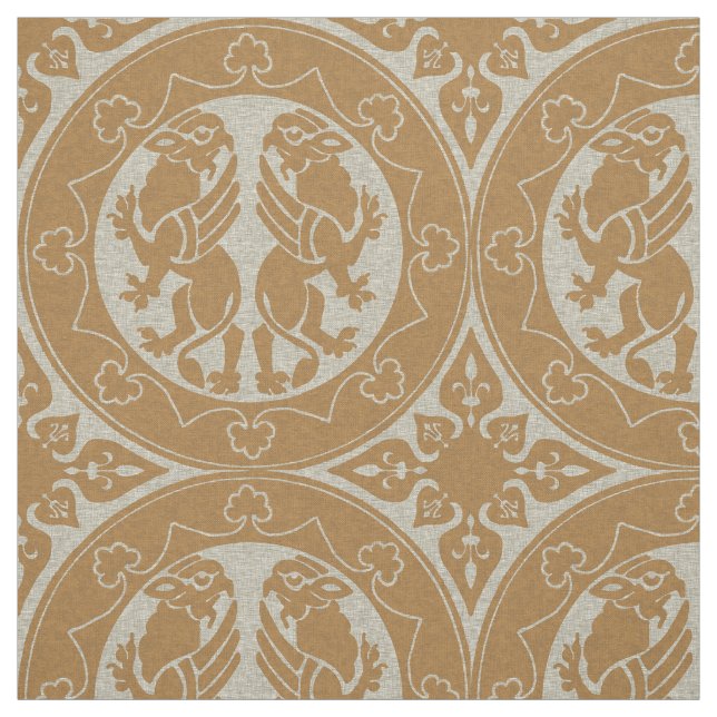 Mediaeval Griffins Fabric (Swatch)