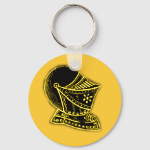 Mediaeval Helmet V Key Ring