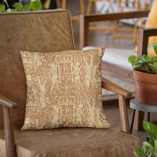 Mediaeval Heraldry Chateau Chic Cushion