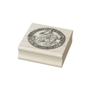 Mediaeval Heraldry Seal of Thomas de Beauchamp Rubber Stamp