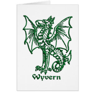 Mediaeval heraldry -Wyvern
