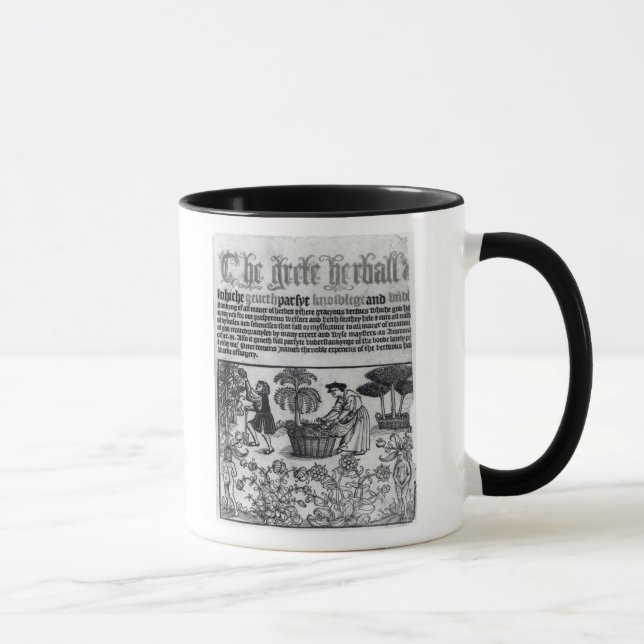 Mediaeval Herb Garden Mug (Right)