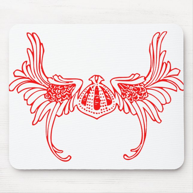 Mediaeval History Knight Warrior Old Sword Mouse Pad (Front)