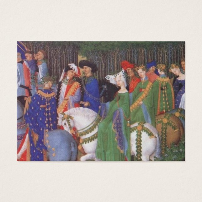 Mediaeval hunting party (Front)