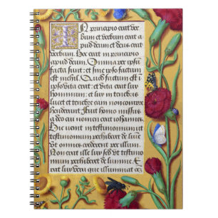 Mediaeval Illuminated Manuscript Gospel St John Notebook