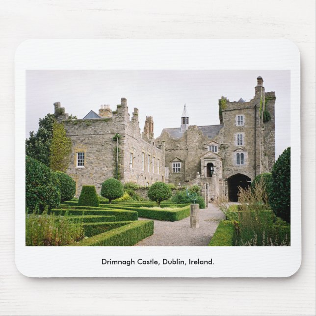 Mediaeval Ireland Castle - Drimnagh Castle Dublin Mouse Pad (Front)