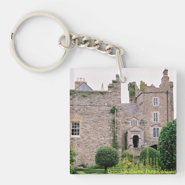 Mediaeval Irish Castle, Drimnagh, Dublin Key Ring (Front)