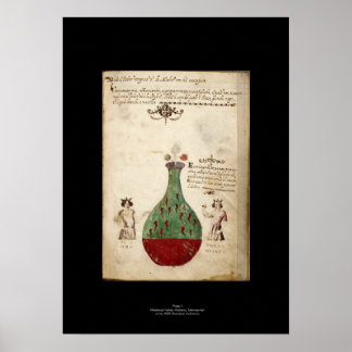 Mediaeval Italian Alchemy Poster Plate 1
