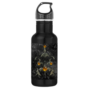 Mediaeval Jewel on Black 532 Ml Water Bottle