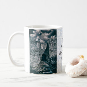 Mediaeval keep of castle coffee mug