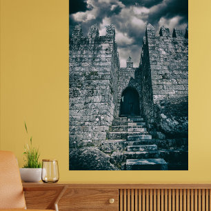 Mediaeval keep of castle photo print