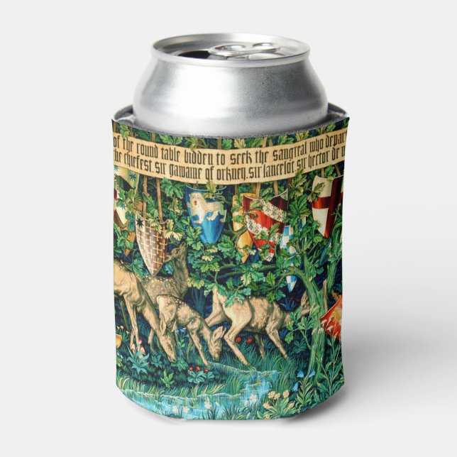 Mediaeval King Arthur William Morris Can Cooler (Can Front)