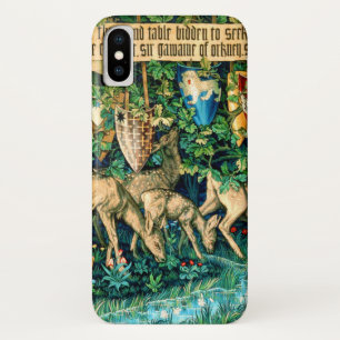 Mediaeval King Arthur William Morris iPhone X Case