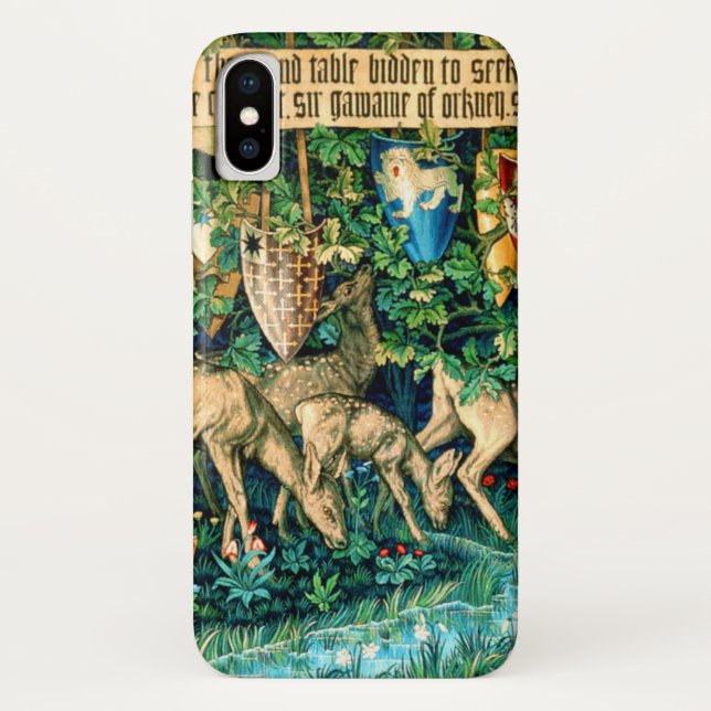 Mediaeval King Arthur William Morris Case-Mate iPhone Case (Back)