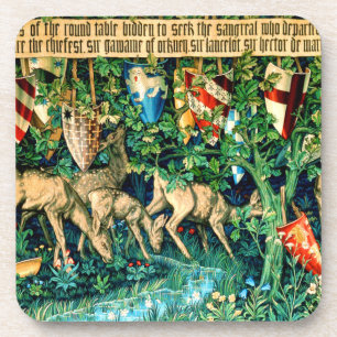 Mediaeval King Arthur William Morris Coaster