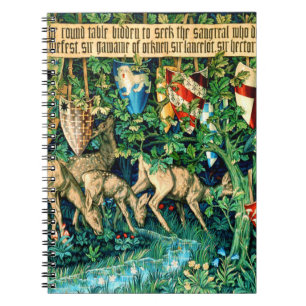 Mediaeval King Arthur William Morris Notebook