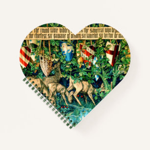 Mediaeval King Arthur William Morris Notebook