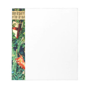 Mediaeval King Arthur William Morris Notepad
